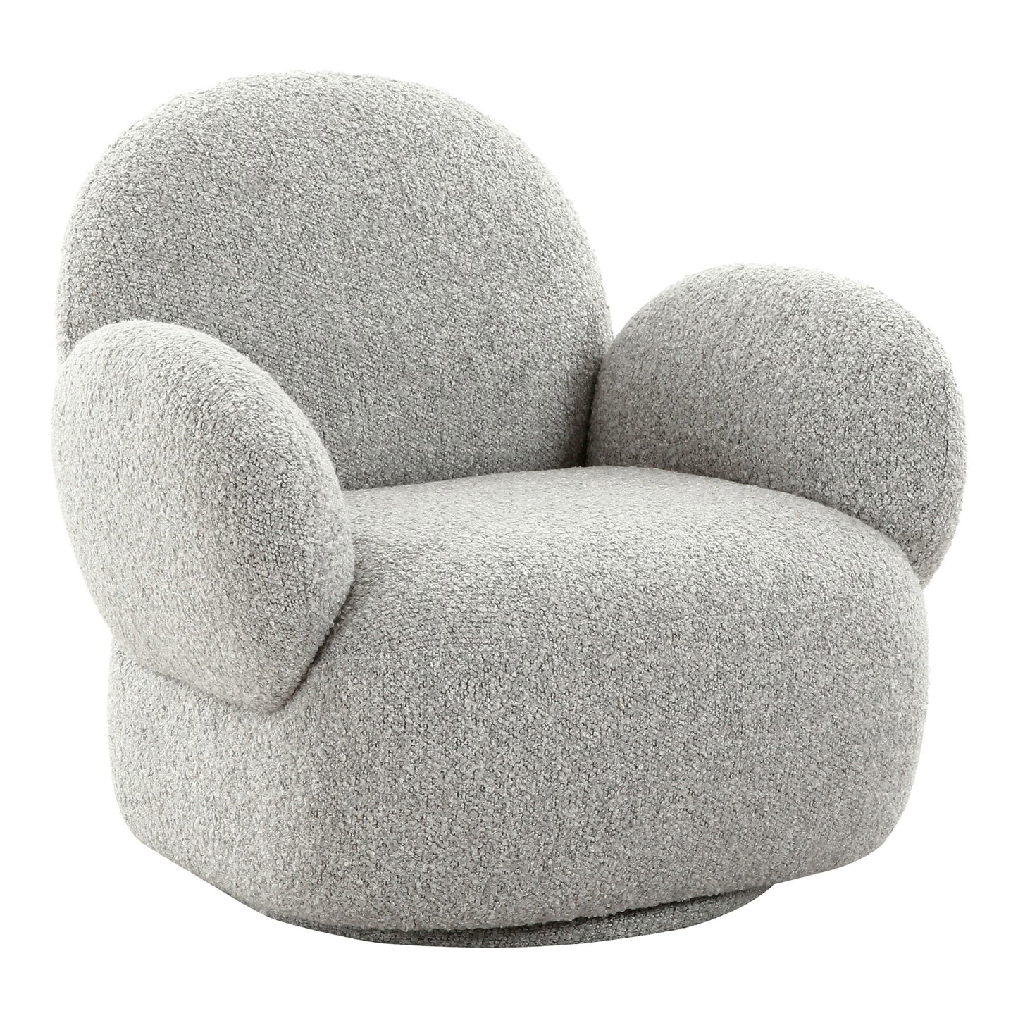 Messina Lounge Chair mit Schwenkfunktion Hellgrau