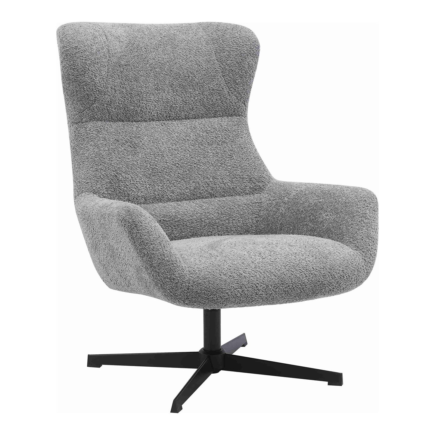 Bescia Lounge Chair mit Schwenkfunktion Dunkelgrau