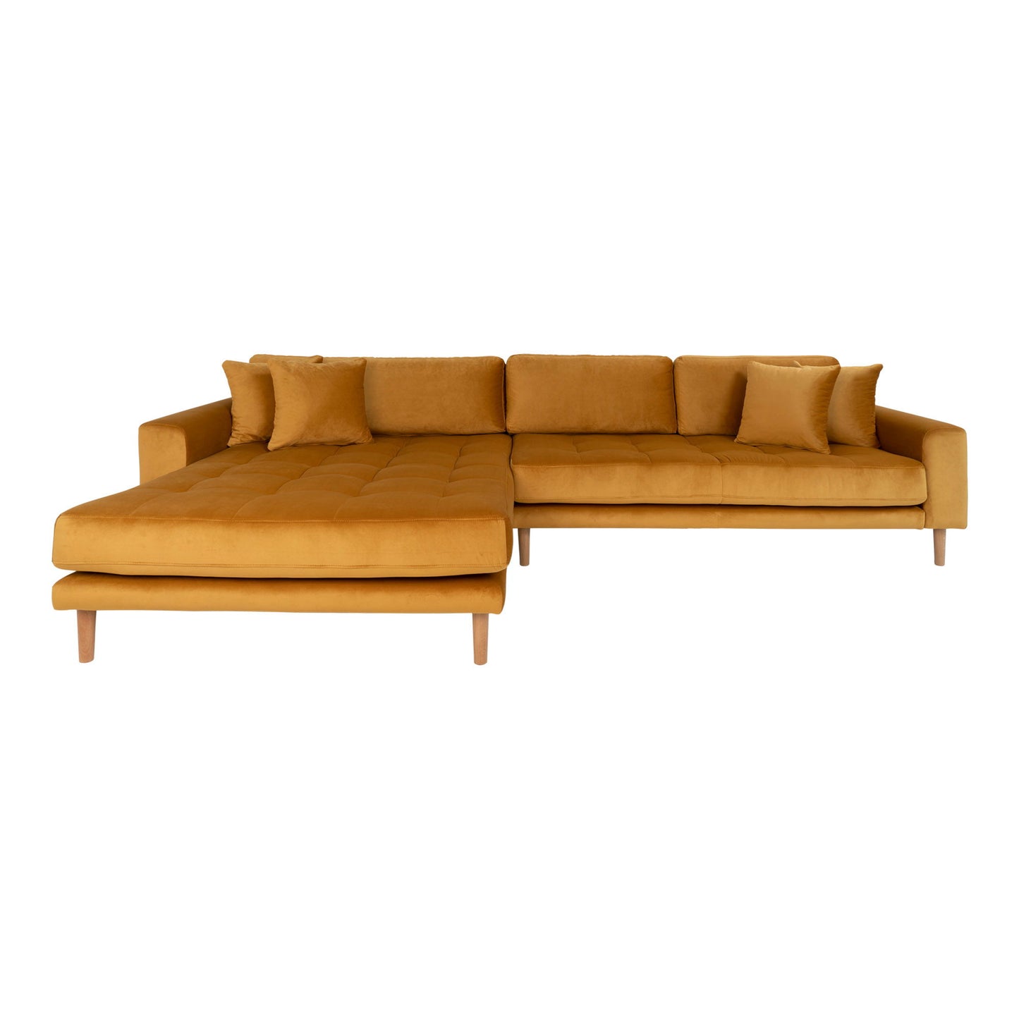 Lido Lounge Sofa Senfgelb, links