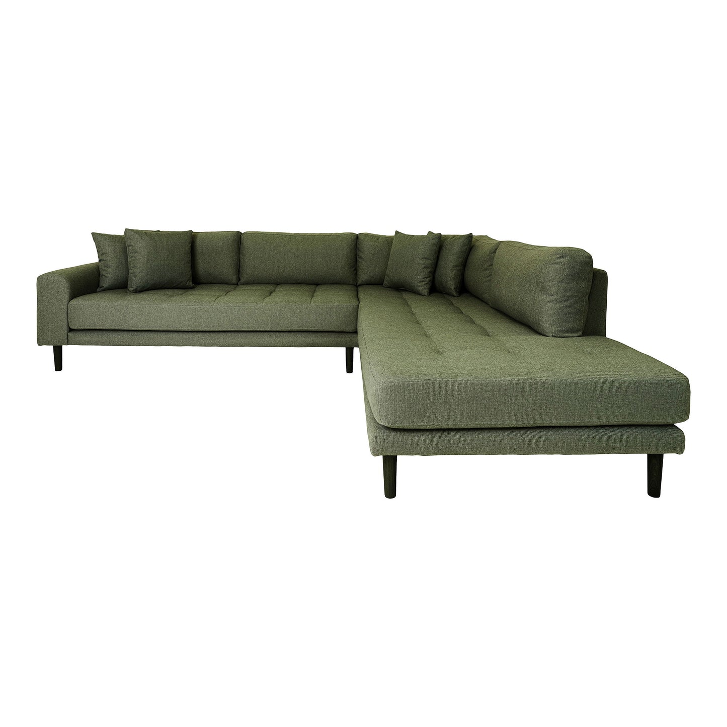 Lido Corner Sofa mit offenem Ende Olivengrün, rechts