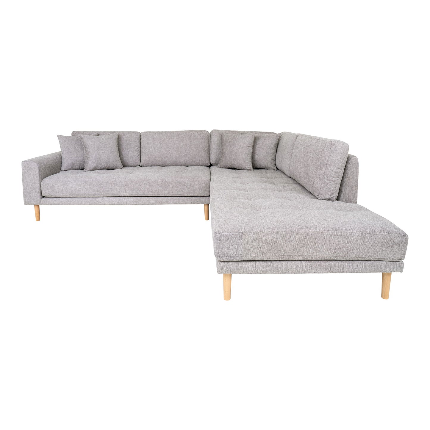 Lido Corner Sofa Open End Hellgrau, Ecke rechts