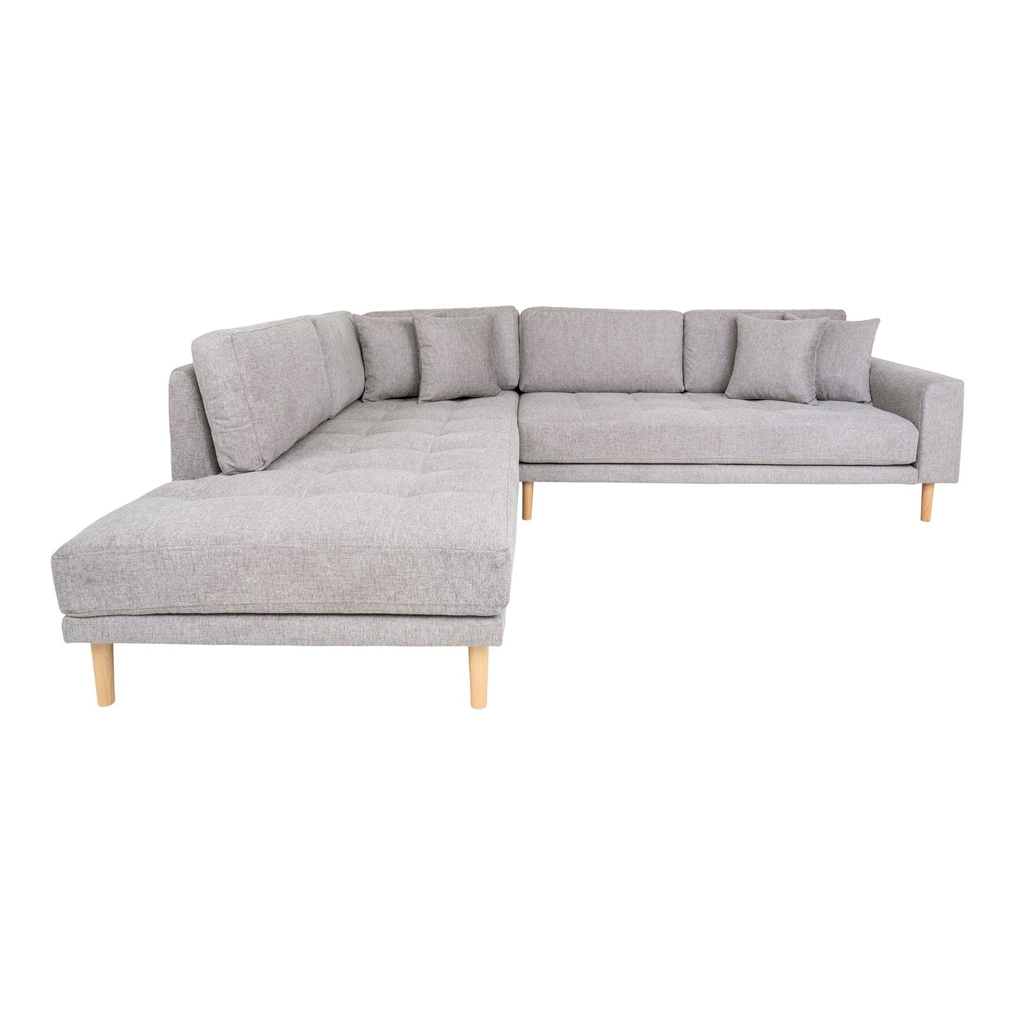 Lido Corner Sofa Open End Hellgrau