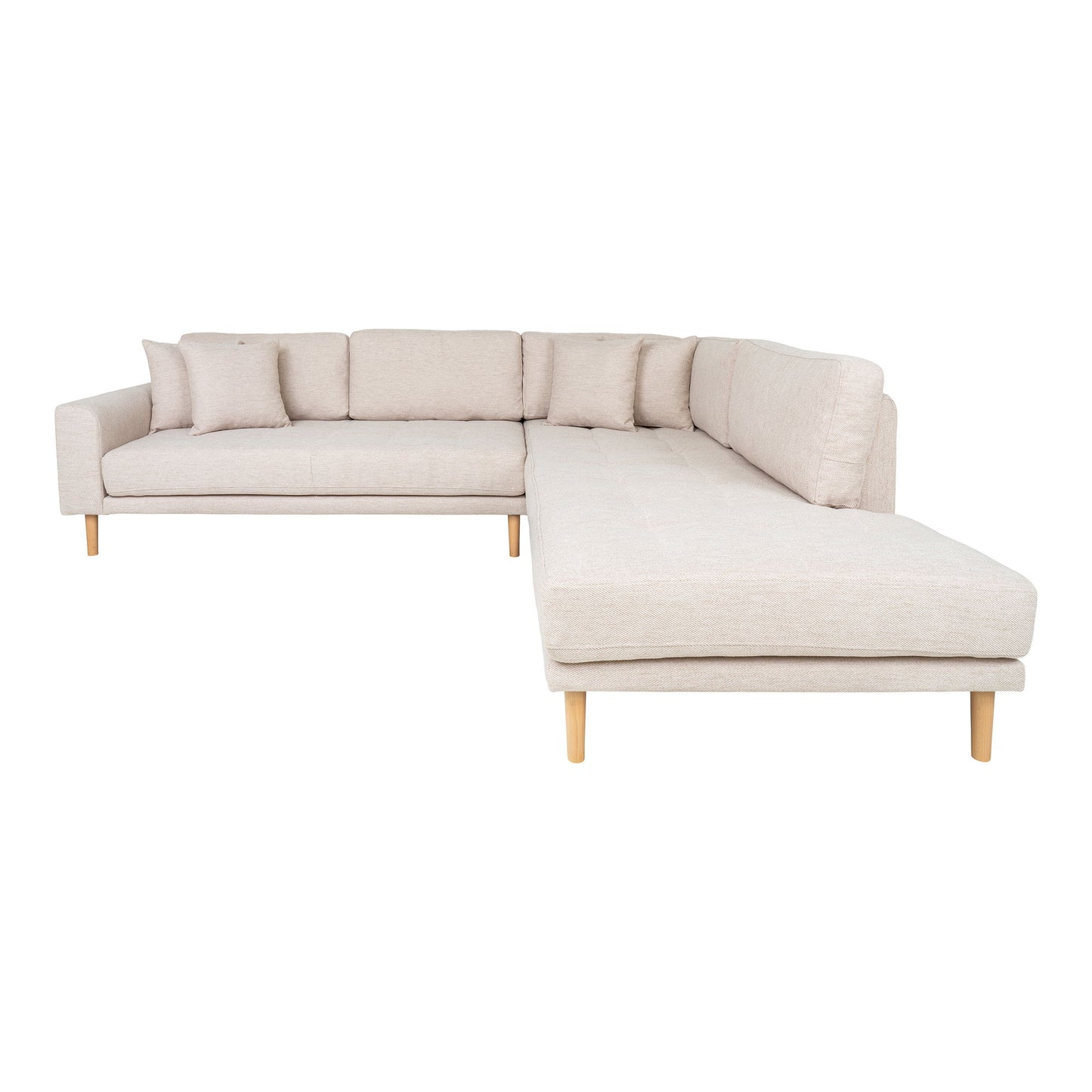 Lido Corner Sofa Open End Sand, Ecke rechts