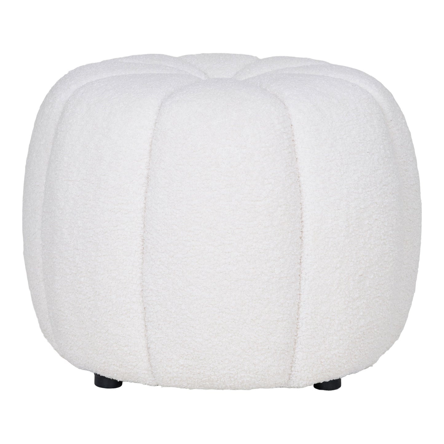 Paisley Pouf Weiss