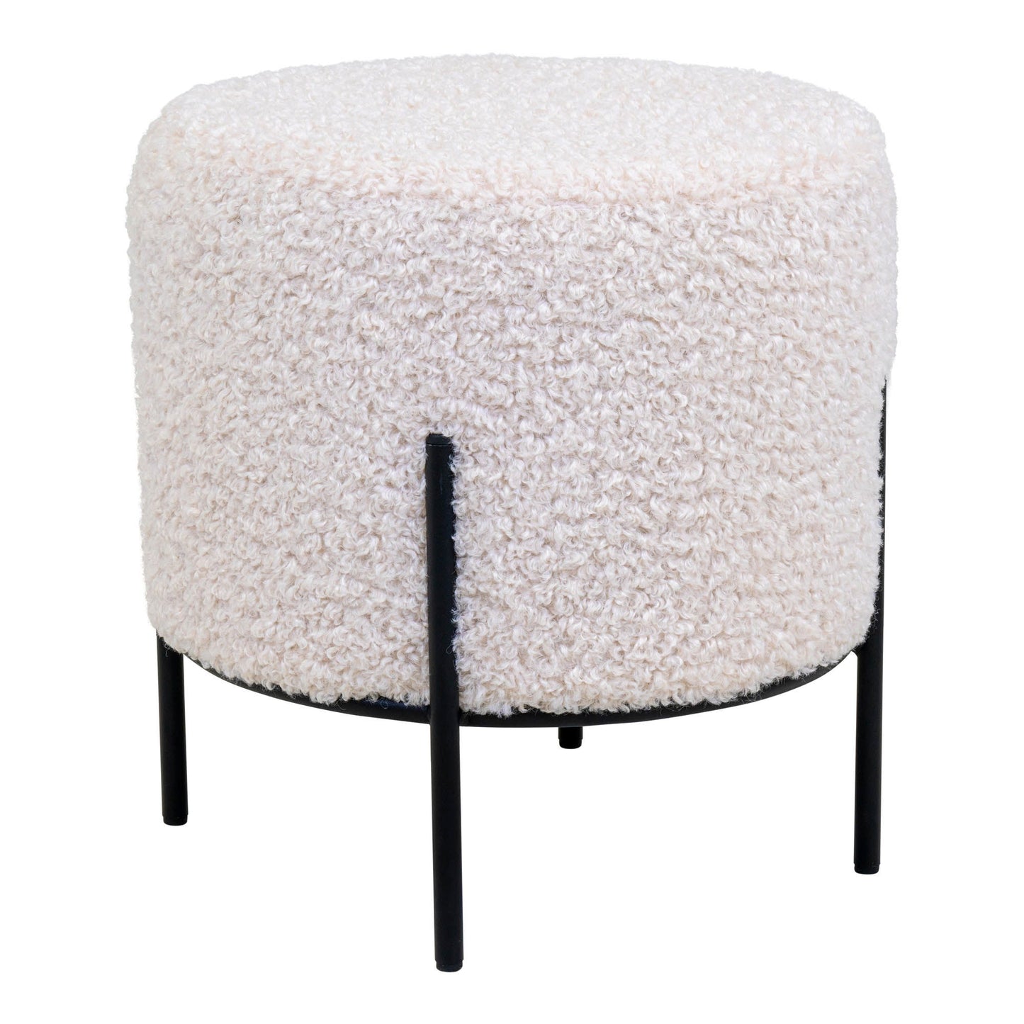 Alford Pouf Weiss