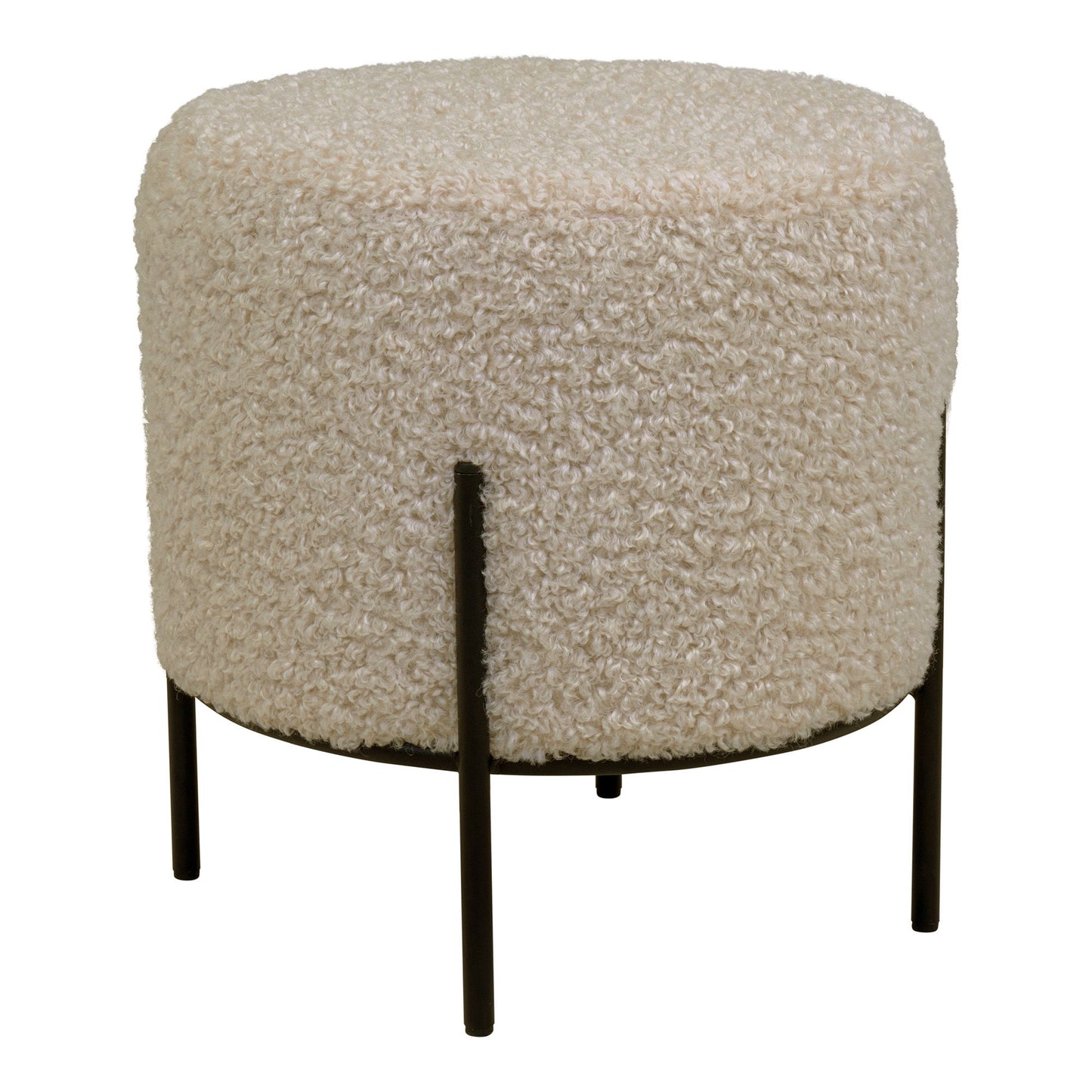Alford Pouf Graubraun