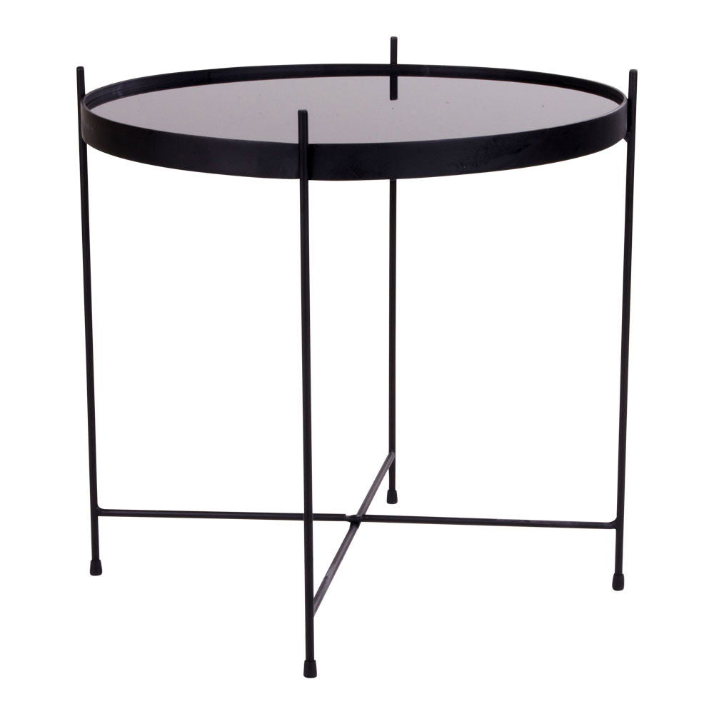 Venezia Couchtisch Schwarz, Ø48cm