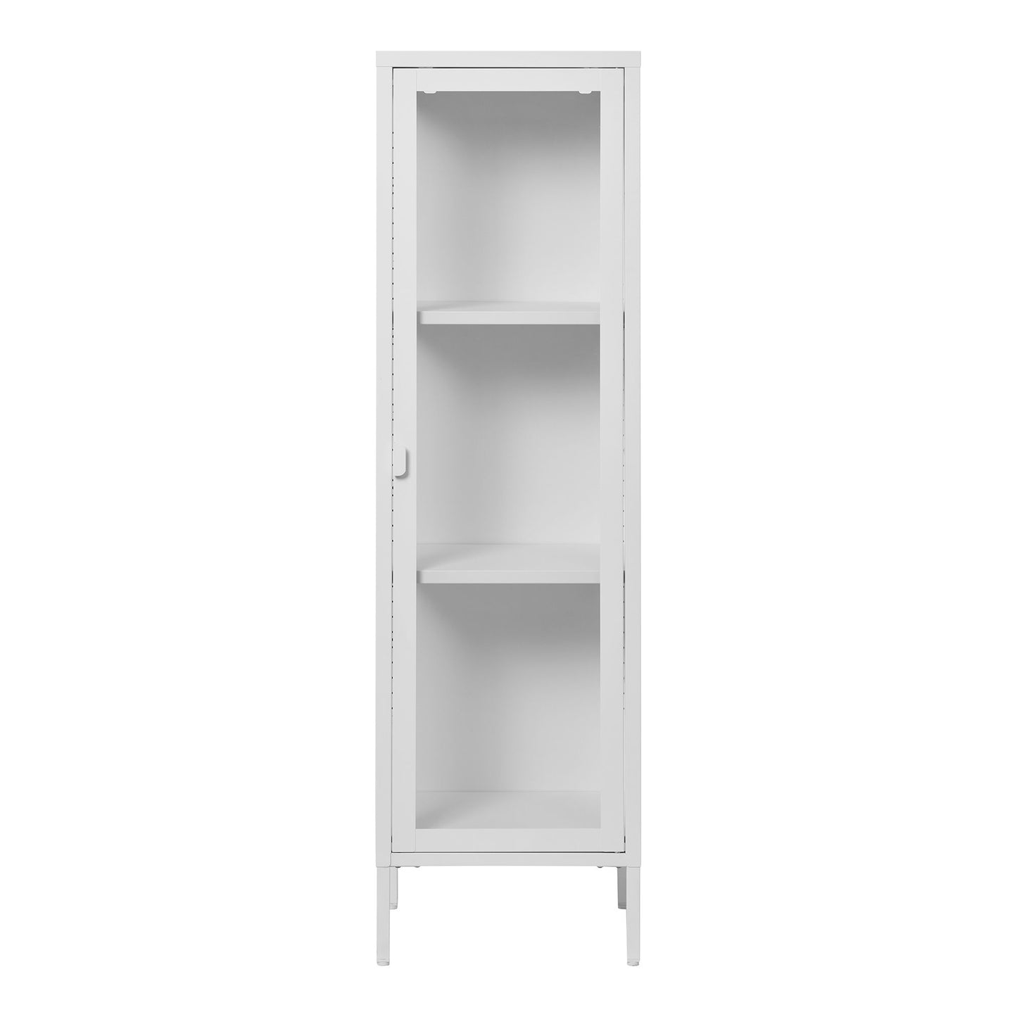 Brisbane Slim Display Schrank Weiss, 40x140cm