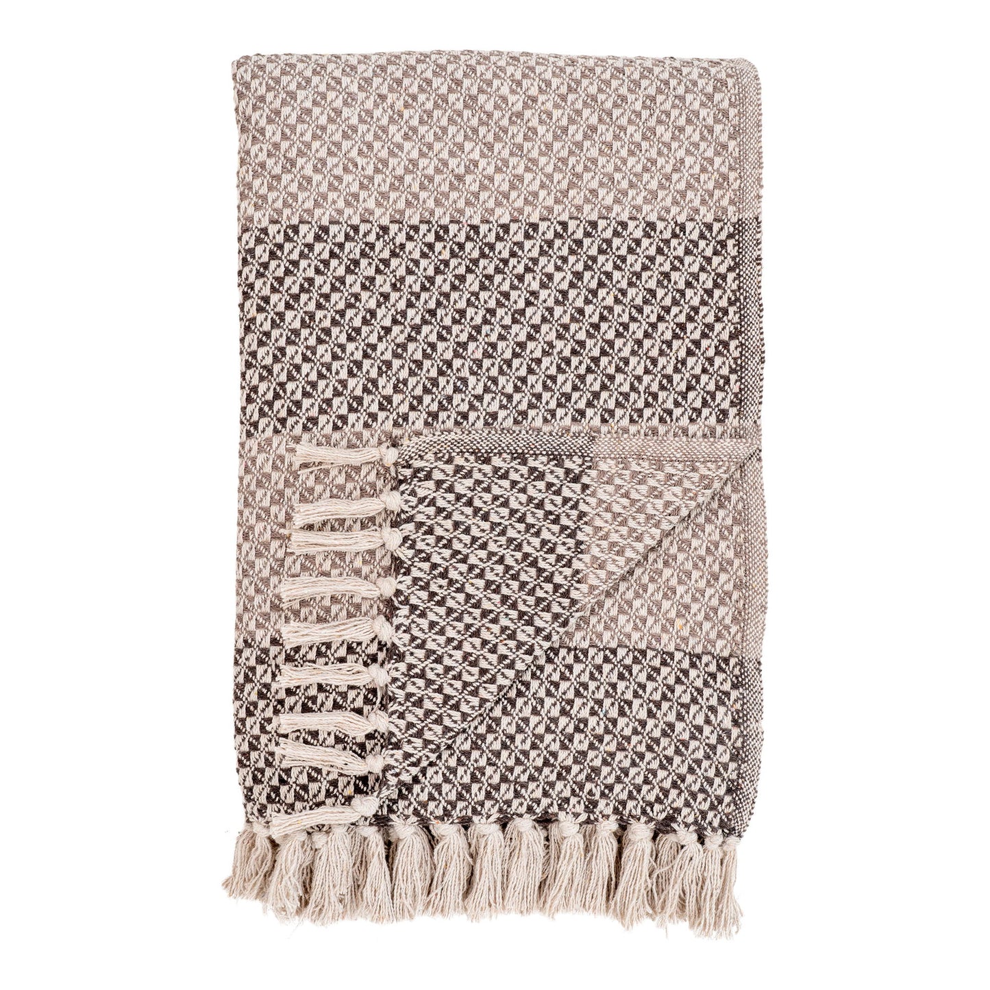 Belek Plaid Braun / Beige