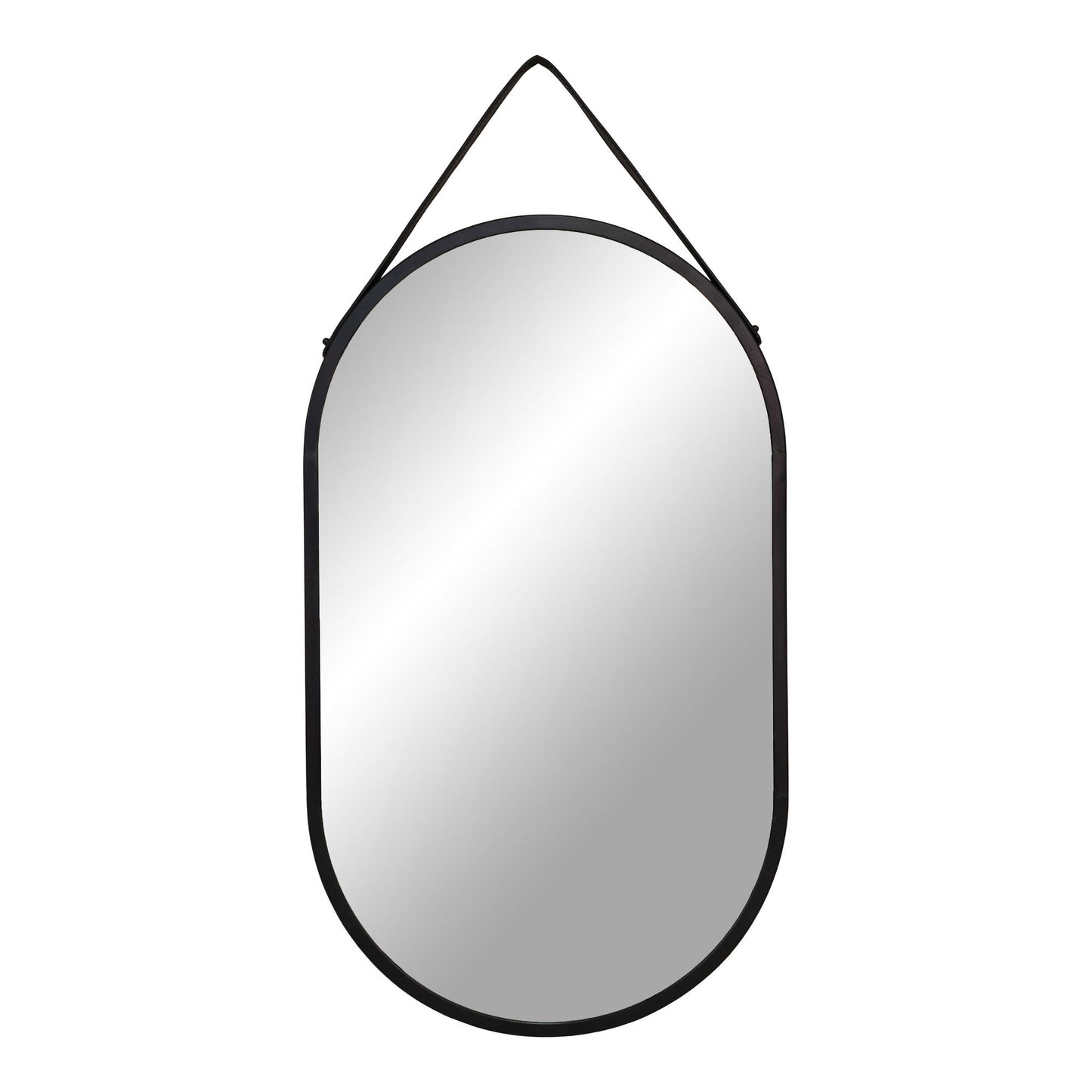 Trapani Spiegel Schwarz, 35x60cm