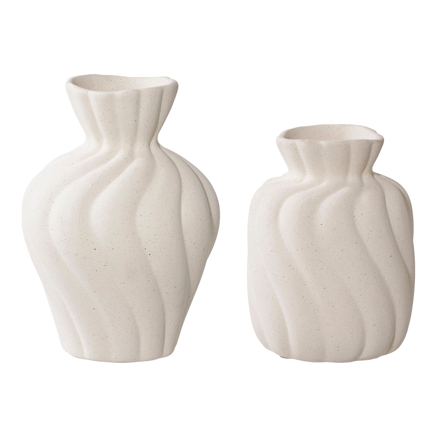 Vase Weiss, 2er Set