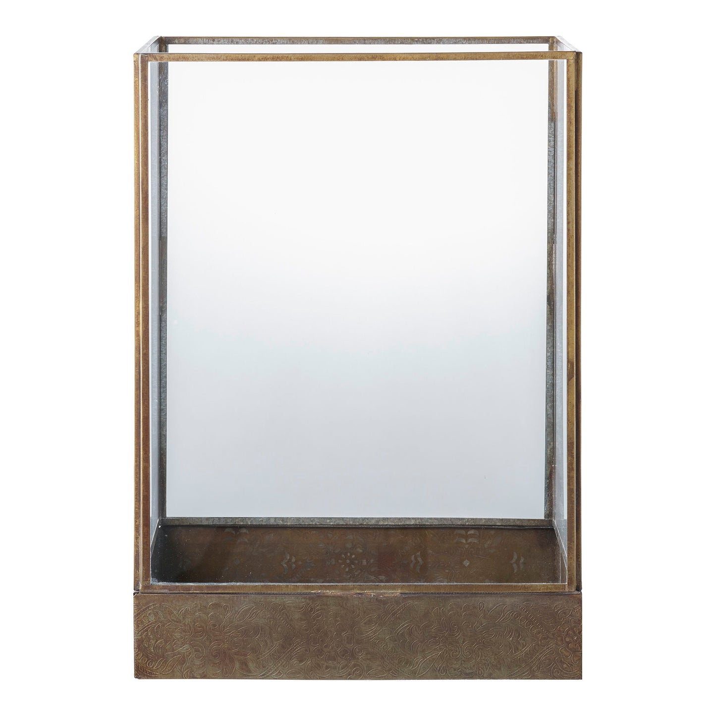Manali Laterne Antik-Brass-Look