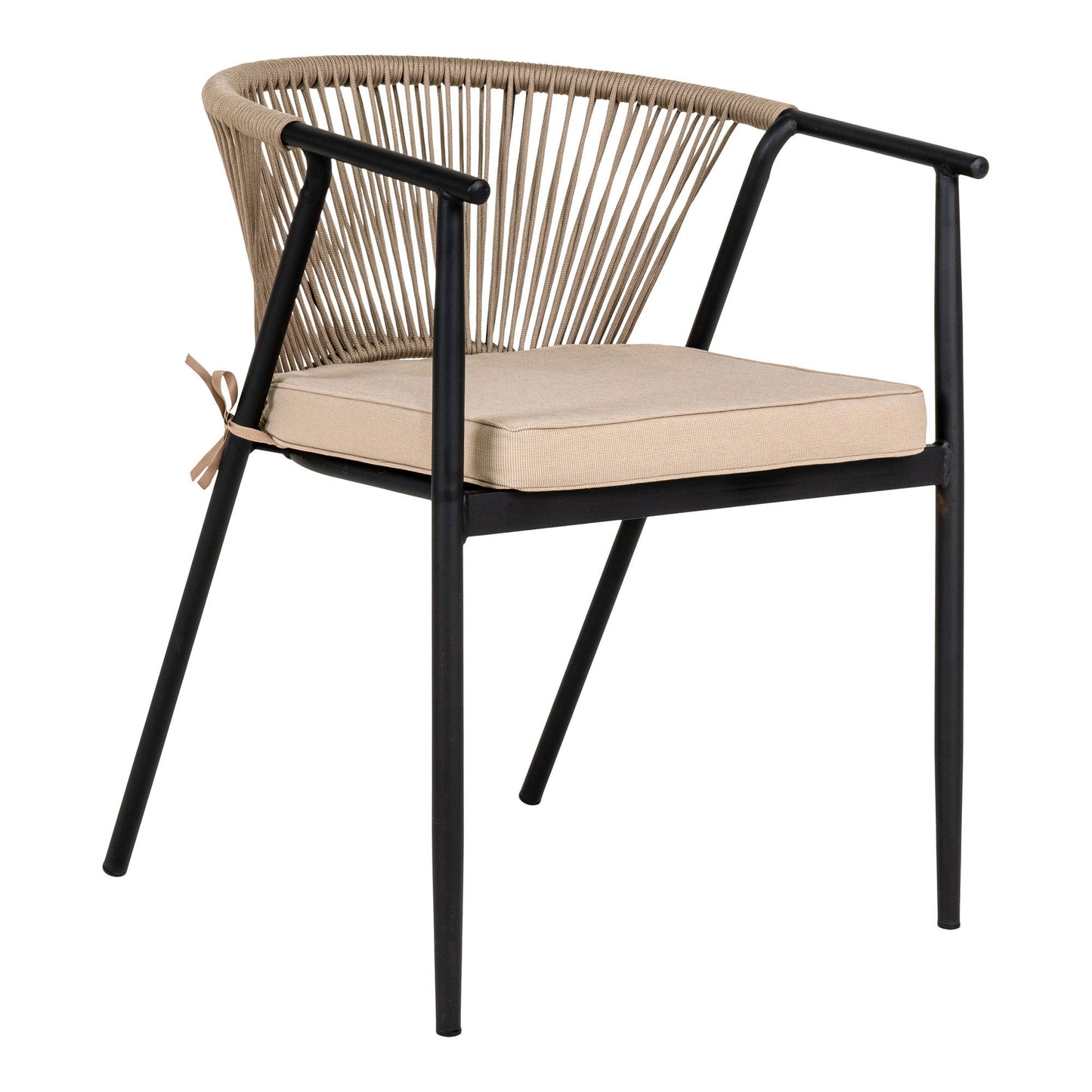 Napoli Dining Chair Grau / Schwarz