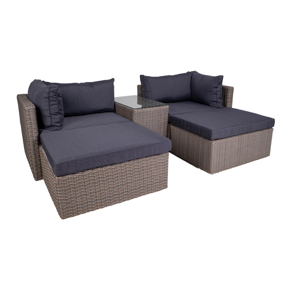 Rossi Lounge Set Grau