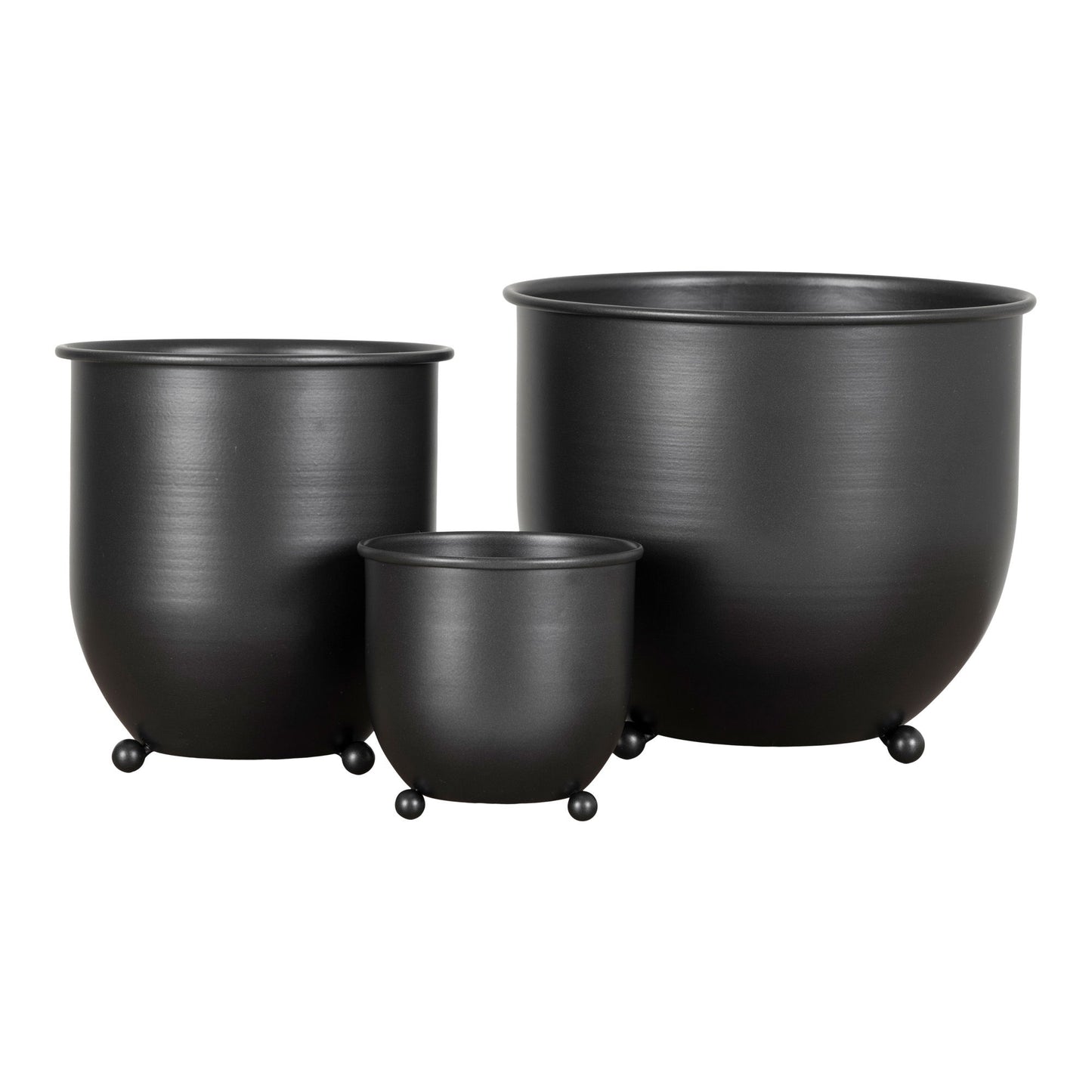 Nova Flowerpots Schwarz