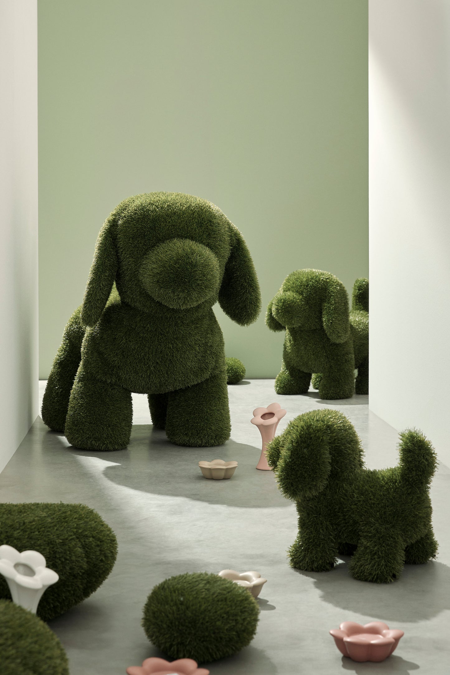 Kunstgras Tiere