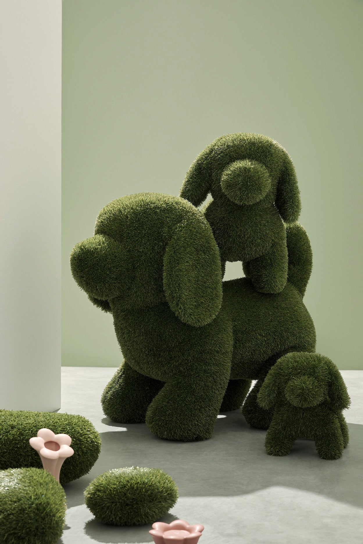 Kunstgras Tiere