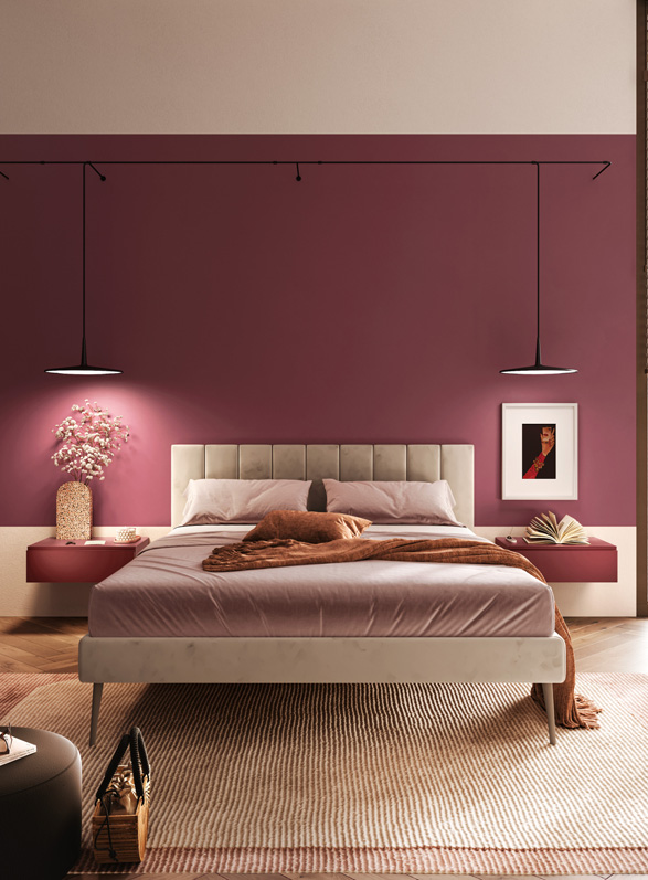 Jugendzimmer mit Eck-Kleiderschrank & Tetris-Bett