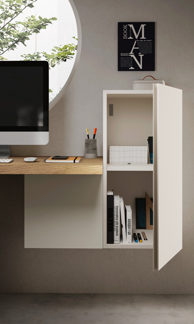 Jugendzimmer mit Kleiderschrank & Regal