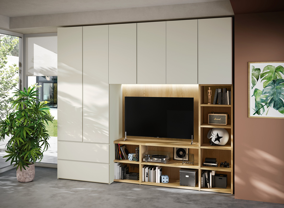 Jugendzimmer mit Kleiderschrank & Regal
