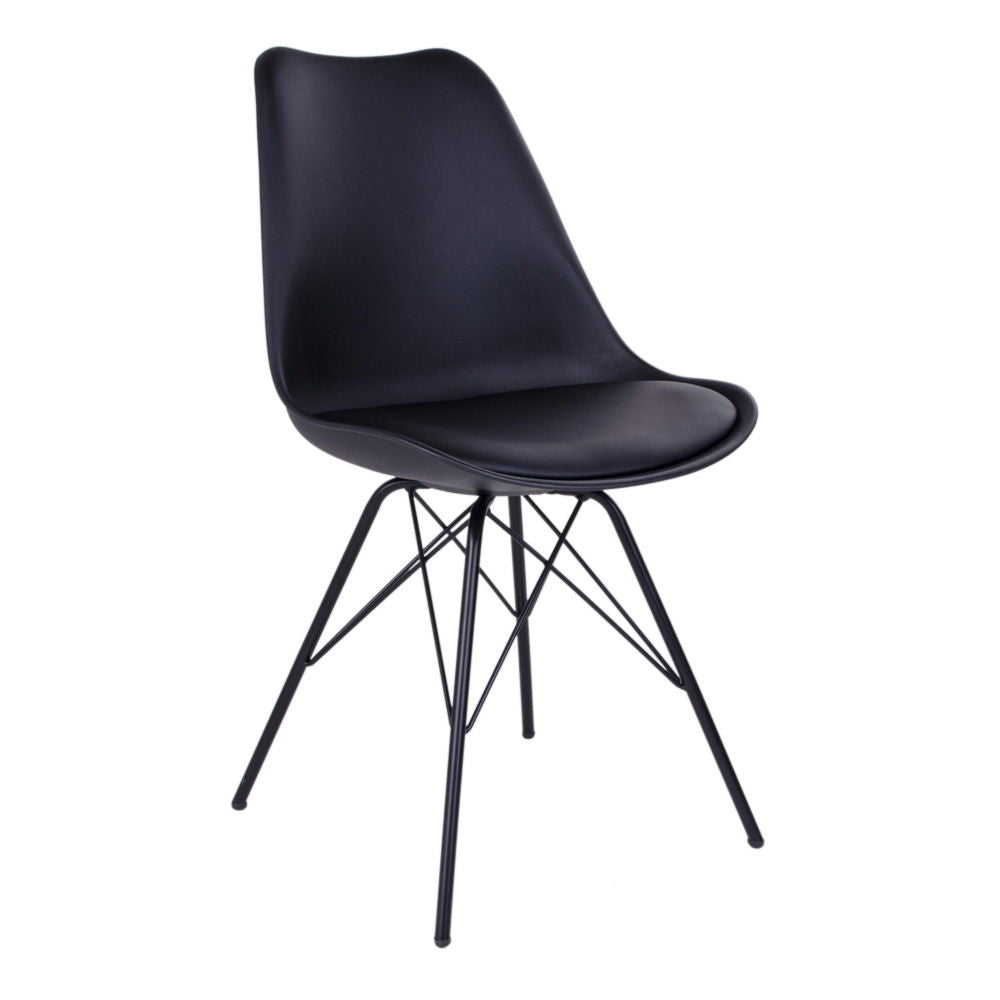 Oslo Dining Chair Schwarz