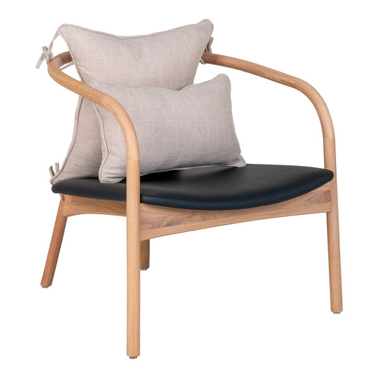 Alberca Lounge Chair  natur / Schwarz