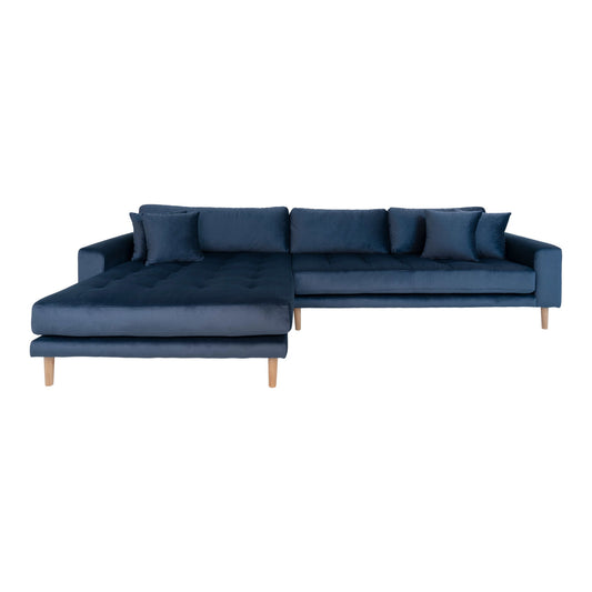 Lido Lounge Sofa  Dunkelblau, links