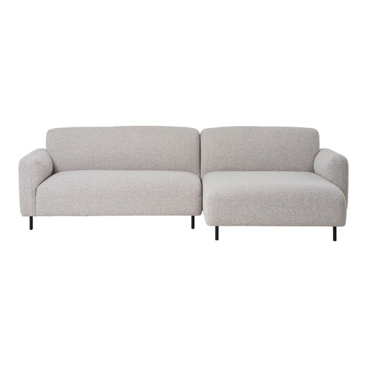 Salvador Lounge Sofa  Hellgrau, rechts