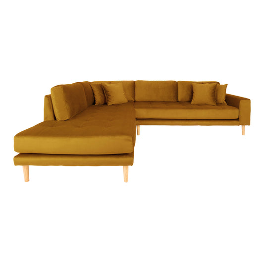 Lido Corner Sofa offenes Ende  Senfgelb, links