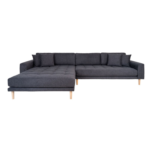Lido Lounge Sofa  Dunkelgrau, links