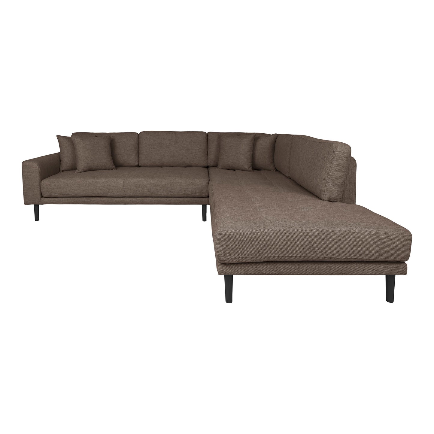 Lido Corner Sofa Open End  Braun, Ecke rechts