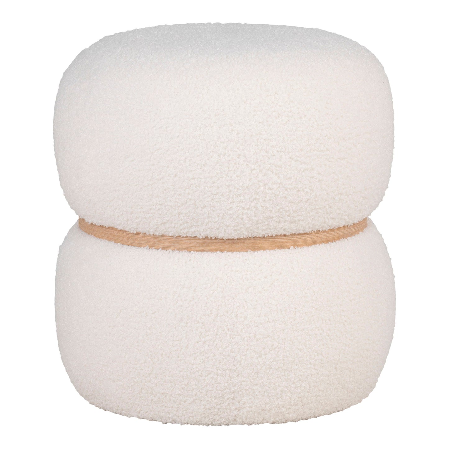 Milford Pouf  Weiss