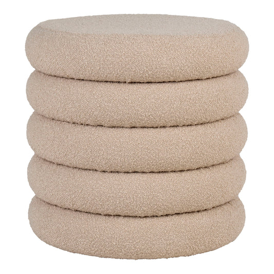 Brooklyn Pouf  Beige