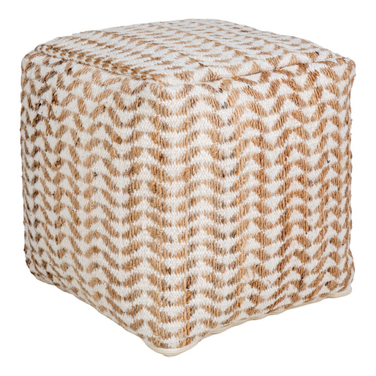 Vapi Pouf  Natur / Elfenbein