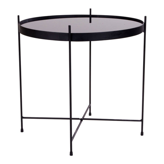 Venezia Couchtisch  Schwarz,  Ø48cm