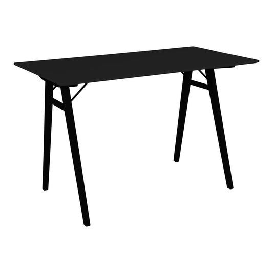 Vojens Schreibtisch, schwarz 120x60x75 cm Schwarz