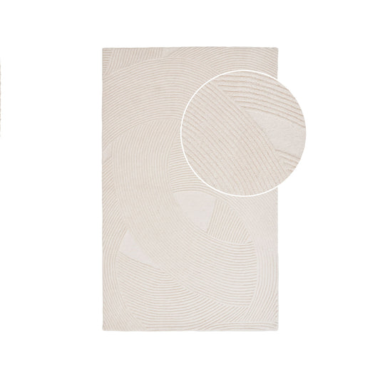 Pune Teppich  Elfenbein, 160x230cm