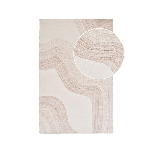 Surat Teppich  Hellbraun / Elfenbein, 160x230cm