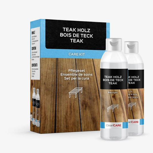 Teakholz Pflegeset