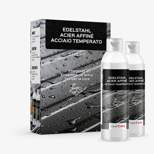 Edelstahl Pflegeset