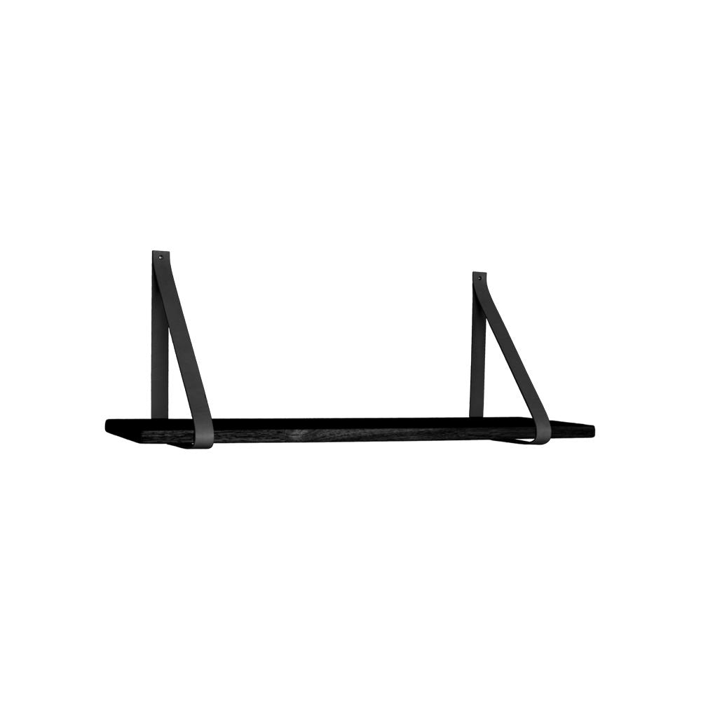 Forno Regal  Schwarz, 80x20cm