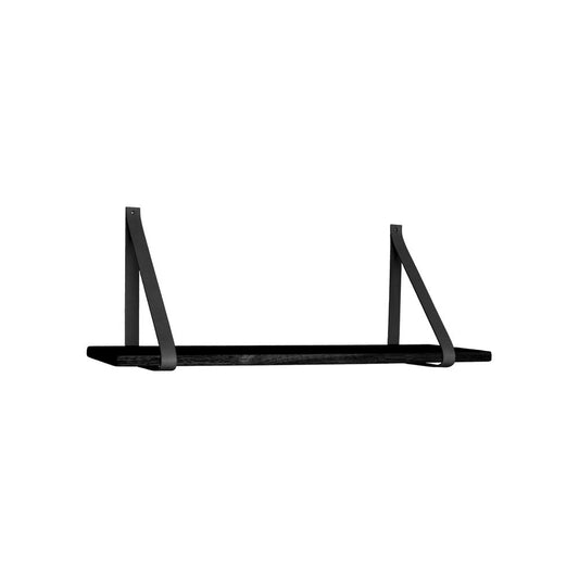 Forno Regal  Schwarz, 80x20cm