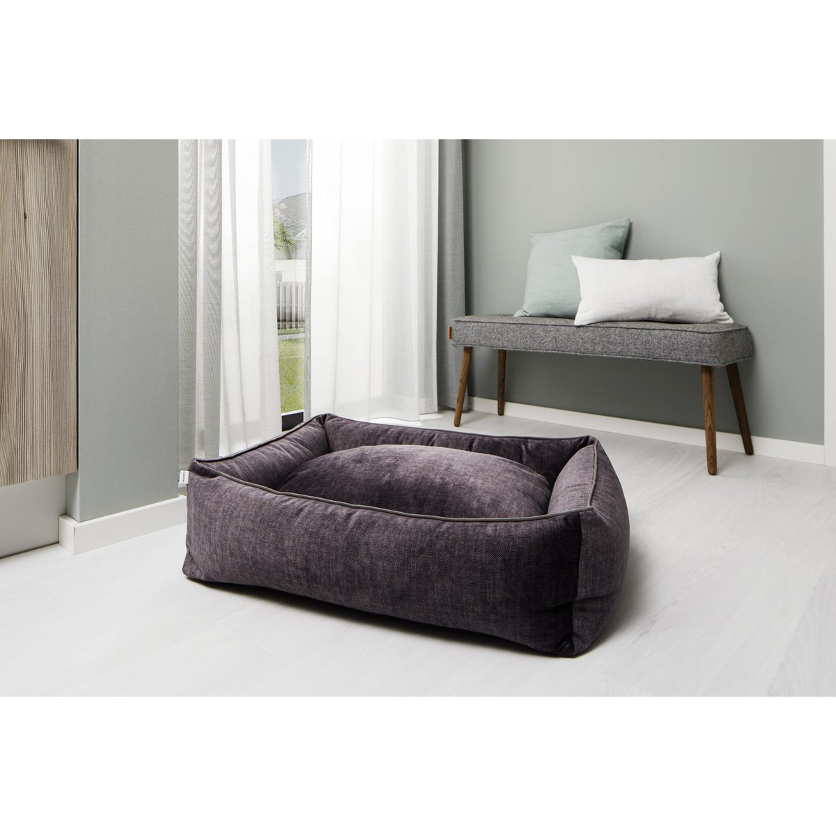 CLASSIC Hundebett - GLAM GRAPHITE