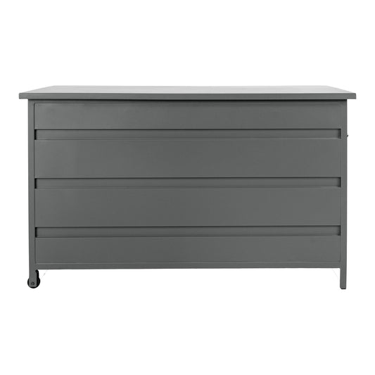 Cassis Kissenbox  Grau, mittel