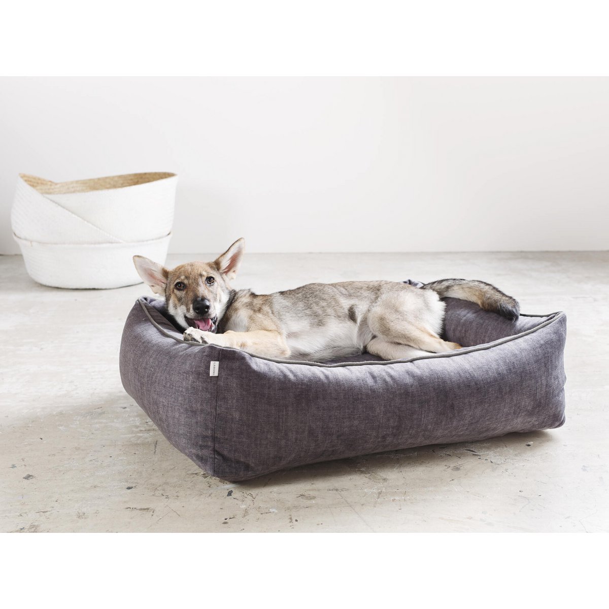 CLASSIC Hundebett - GLAM GRAPHITE