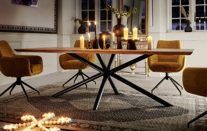 System-Esstisch Wildeiche Massiv – Design trifft Natur